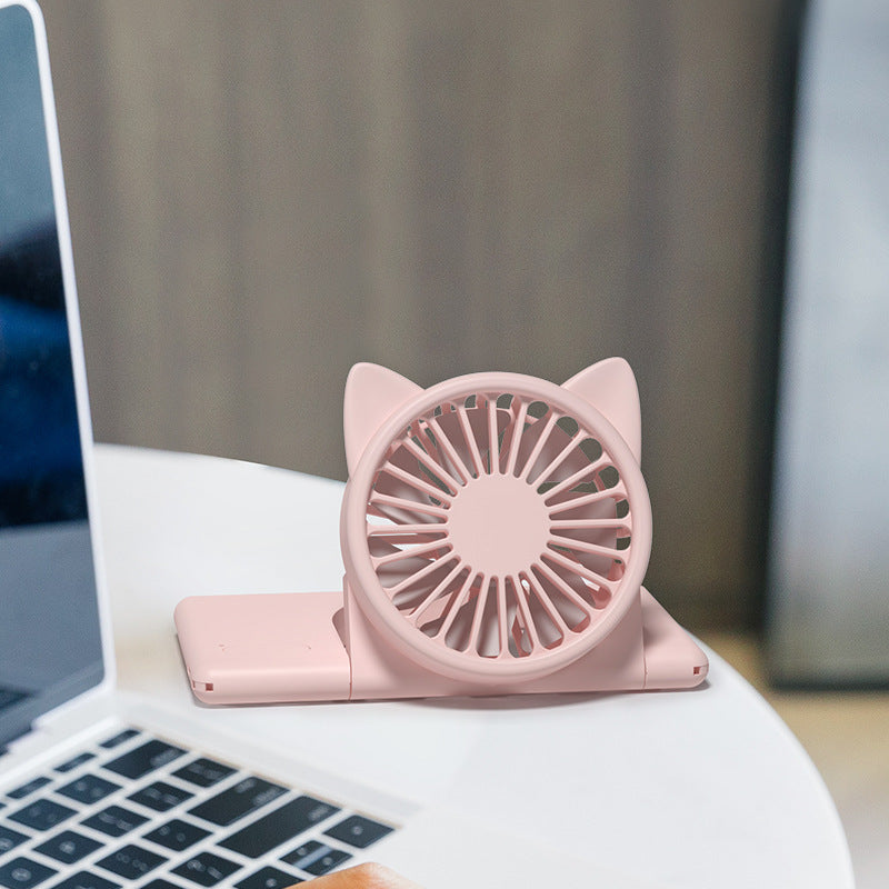 Card Fan Hanging Neck Mini USB Fan