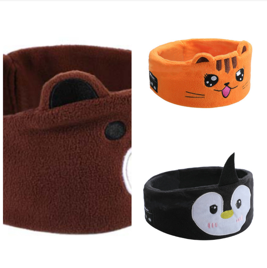 Bluetooth Headset Animal Headband Sleep Mask